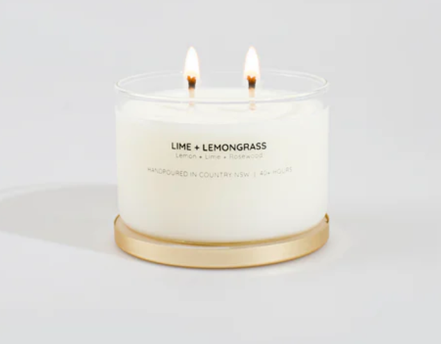 meeraboo candle lime + lemongrass